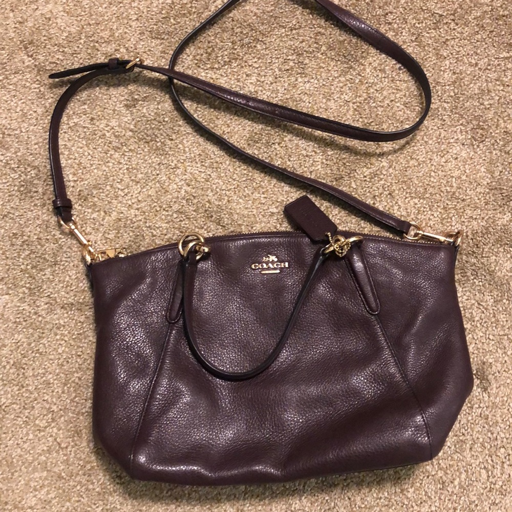 Coach Pebble Leather Medium shoulder bag